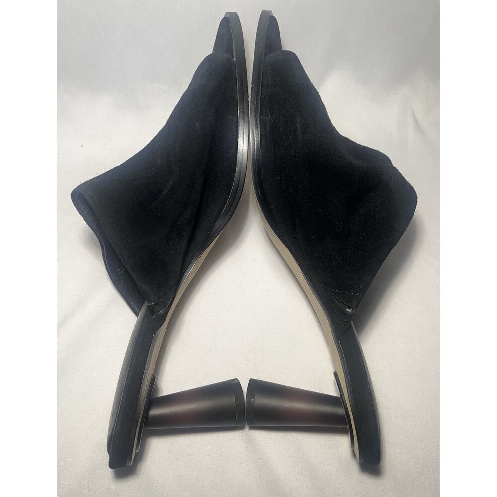 Sanctuary Women's Breezy Heeled Black Suede Sandal - Black, Size 10M Spool Heels - Picture 6 of 8